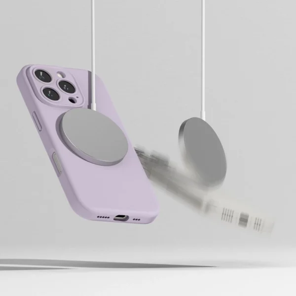 Ringke Silicone MagSafe iPhone 16 Pro Max Case - Purpleeng