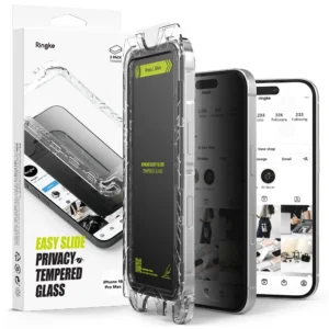 Ringke Easy Slide Privacy Glass 2-pack for iPhone 16 Pro Maxeng
