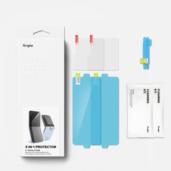 Ringke 3in1 Protector 2-set for Samsung Galaxy Z Flip 6eng