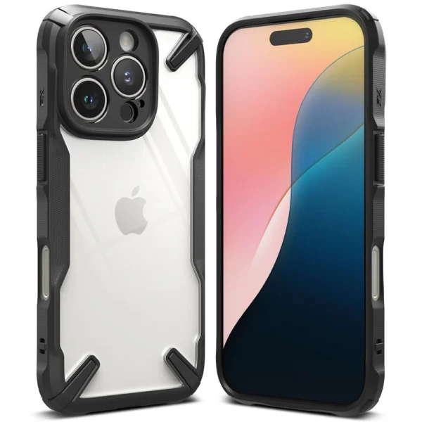 Ringke Fusion X iPhone 16 Pro Case - Blackeng