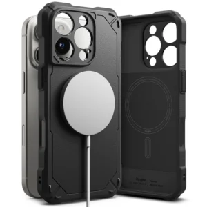 Ringke Rugged Gear MagSafe iPhone 16 Pro Max Case - Blackeng