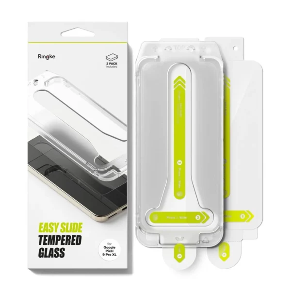 Ringke Easy Slide Tempered Glass 2-pack for Google Pixel 9 Pro XLeng