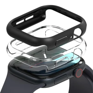 Ringke Slim 2-pack Case for Apple Watch 10 42mm - Clear and Matte Blackeng