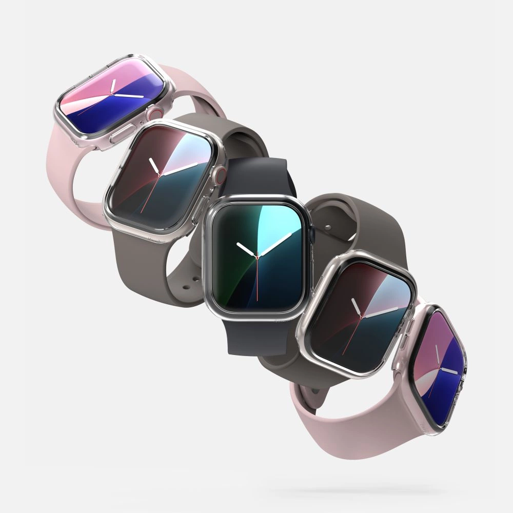 Ringke Slim 2-pack Case for Apple Watch 10 42mm - Clear and Matte Blackeng