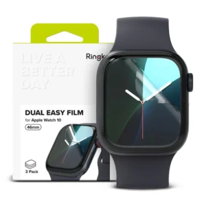 Ringke Dual Easy 3-pack protective foil for Apple Watch 10 46 mmeng
