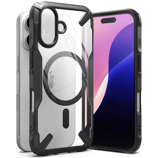 Ringke Fusion X MagSafe Case for Iphone 16 - Blackeng