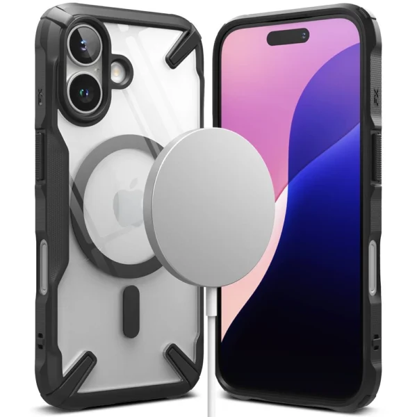 Ringke Fusion X MagSafe Case for Iphone 16 - Blackeng