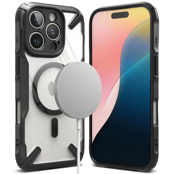 Ringke Fusion X MagSafe Case for Iphone 16 Pro - Blackeng