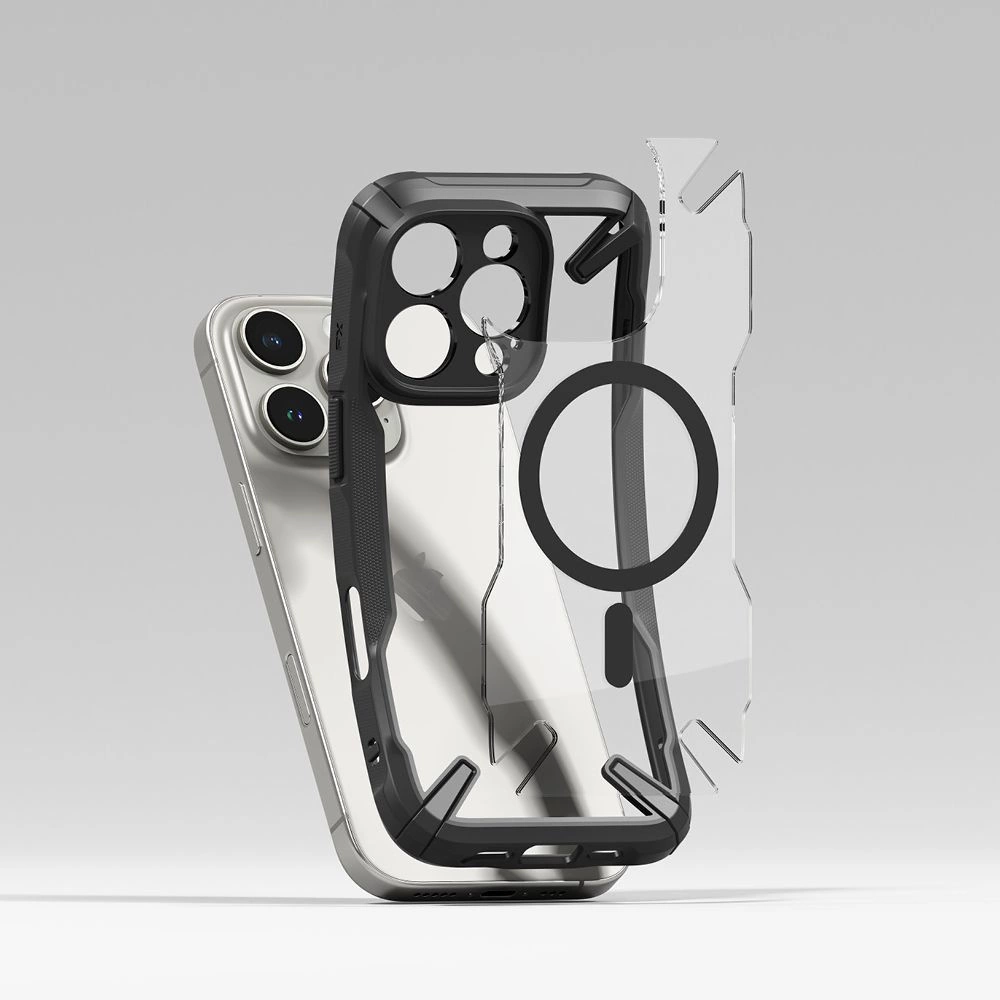 Ringke Fusion X MagSafe Case for Iphone 16 Pro - Blackeng