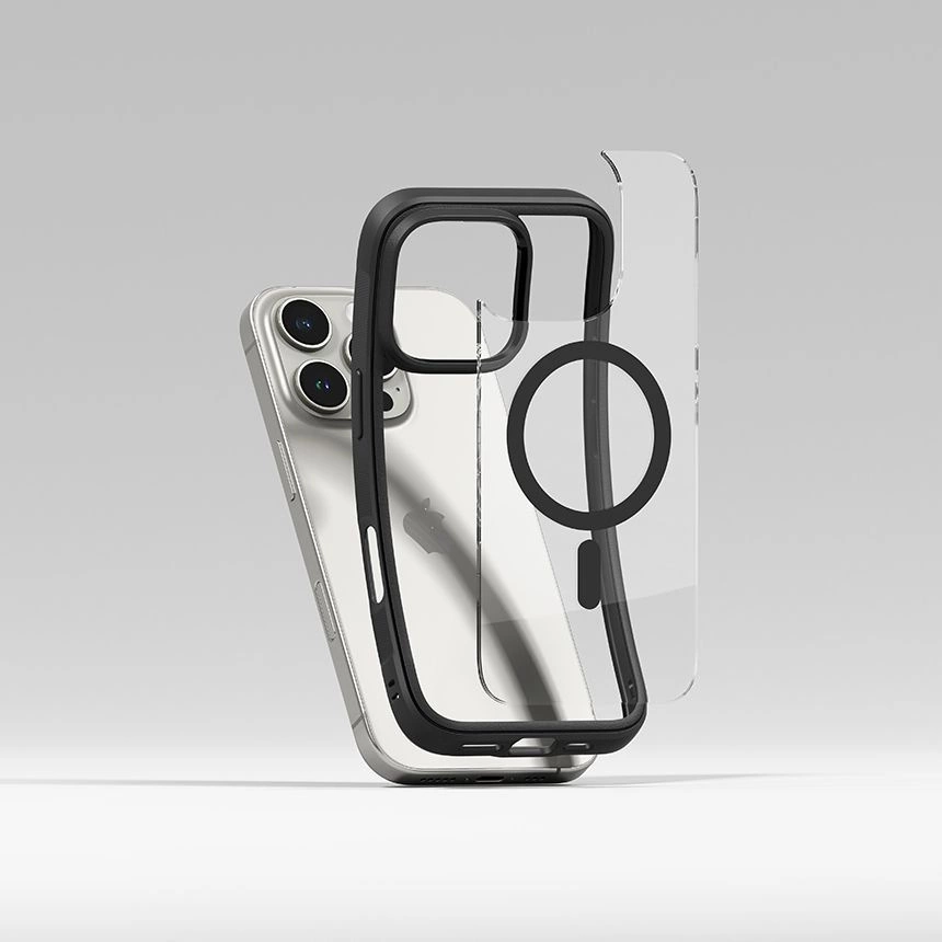 Ringke Fusion Bold MagSafe Case for iPhone 16 Pro - Blackeng