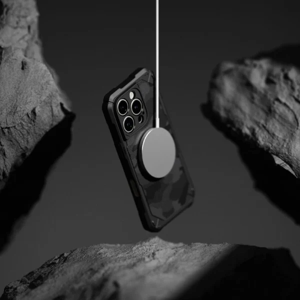 Ringke Rugged Gear MagSafe iPhone 16 Pro Max Case - Blackeng