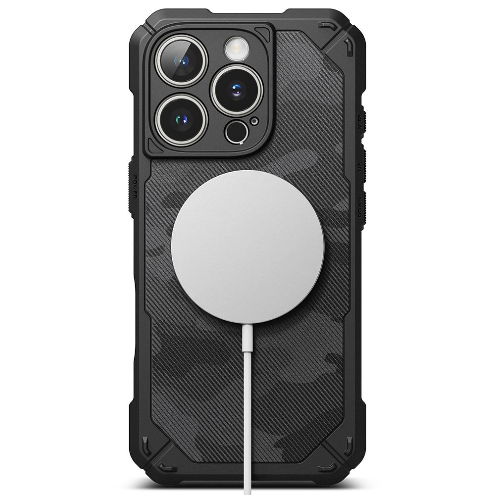 Ringke Rugged Gear MagSafe iPhone 16 Pro Case - Black Camoeng