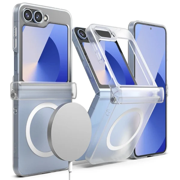 Ringke Slim Hinge MagSafe Case for Samsung Galaxy Z Flip 6 - Clear Matteeng