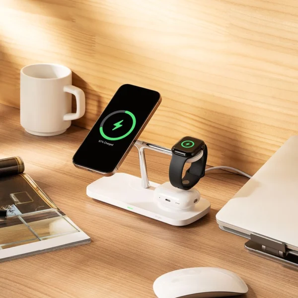 Ringke 3in1 QI2 MagSafe Wireless Charger - Whiteeng