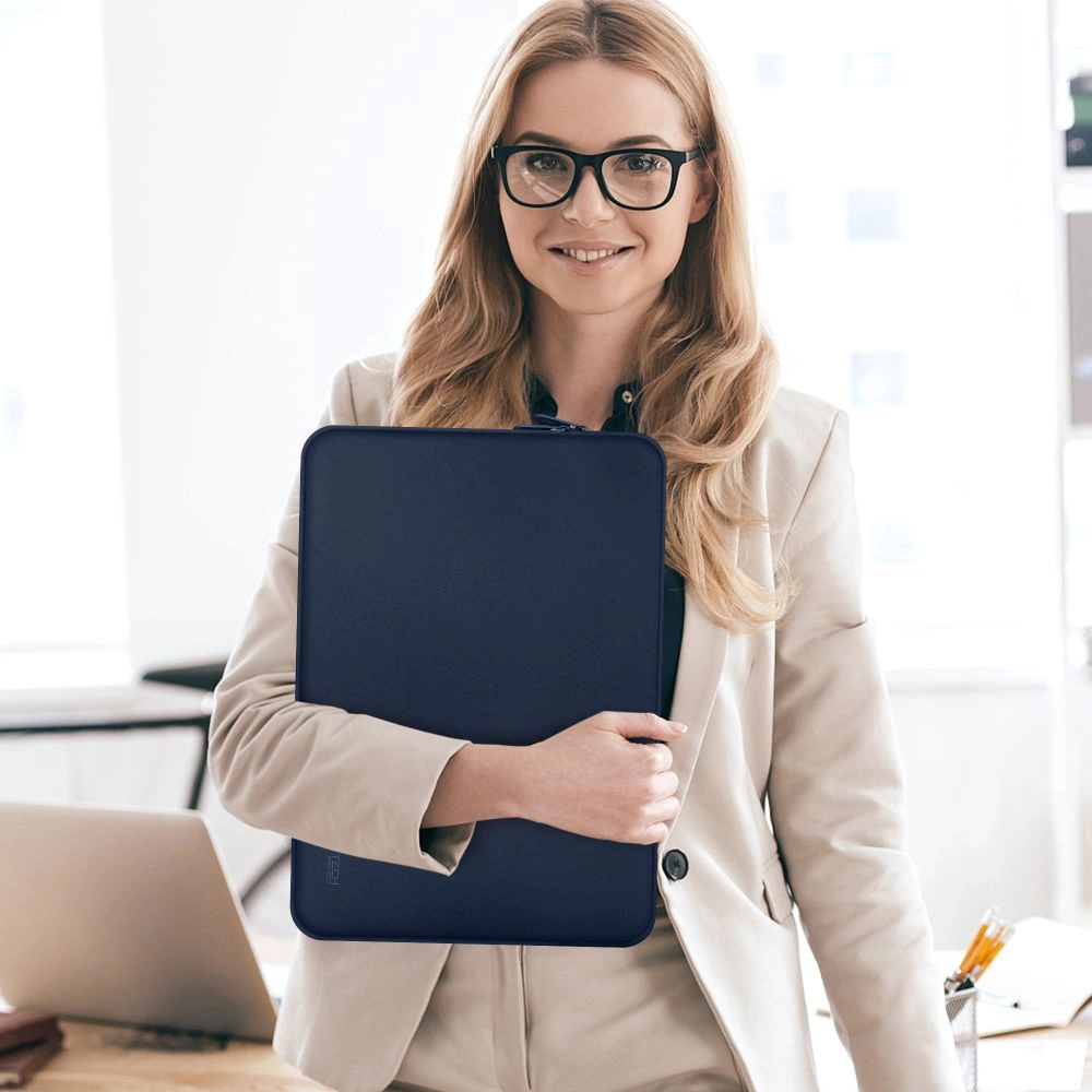 Tech-Protect Neoprene 13" Laptop Case - Navy Blueeng