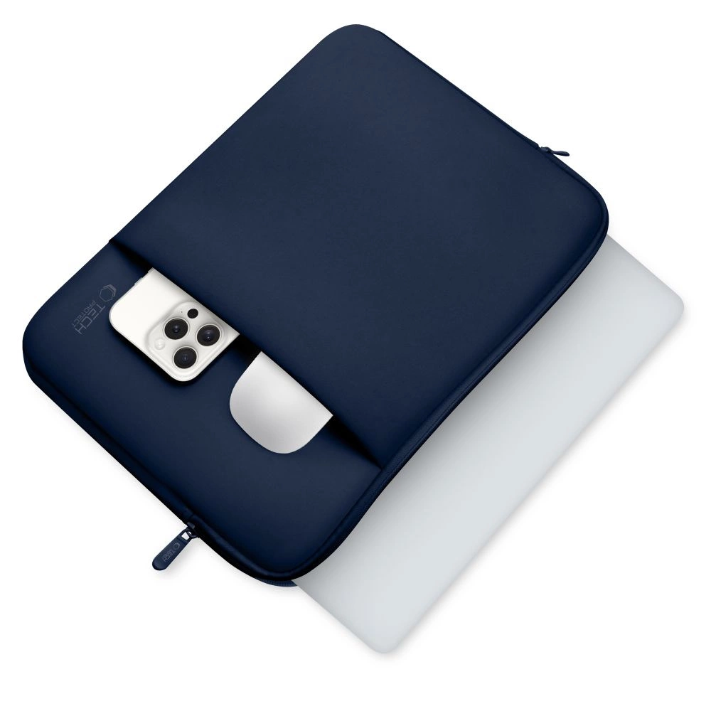 Tech-Protect Neoprene Laptop Case 14" - Navy Blueeng