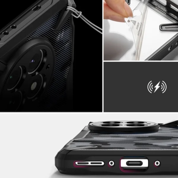 Ringke Fusion X Case for Oneplus 13 - Black Camoeng