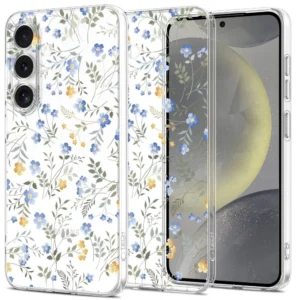 Tech-Protect FlexAir Case for Samsung Galaxy S25 - Daisies with Leaveseng
