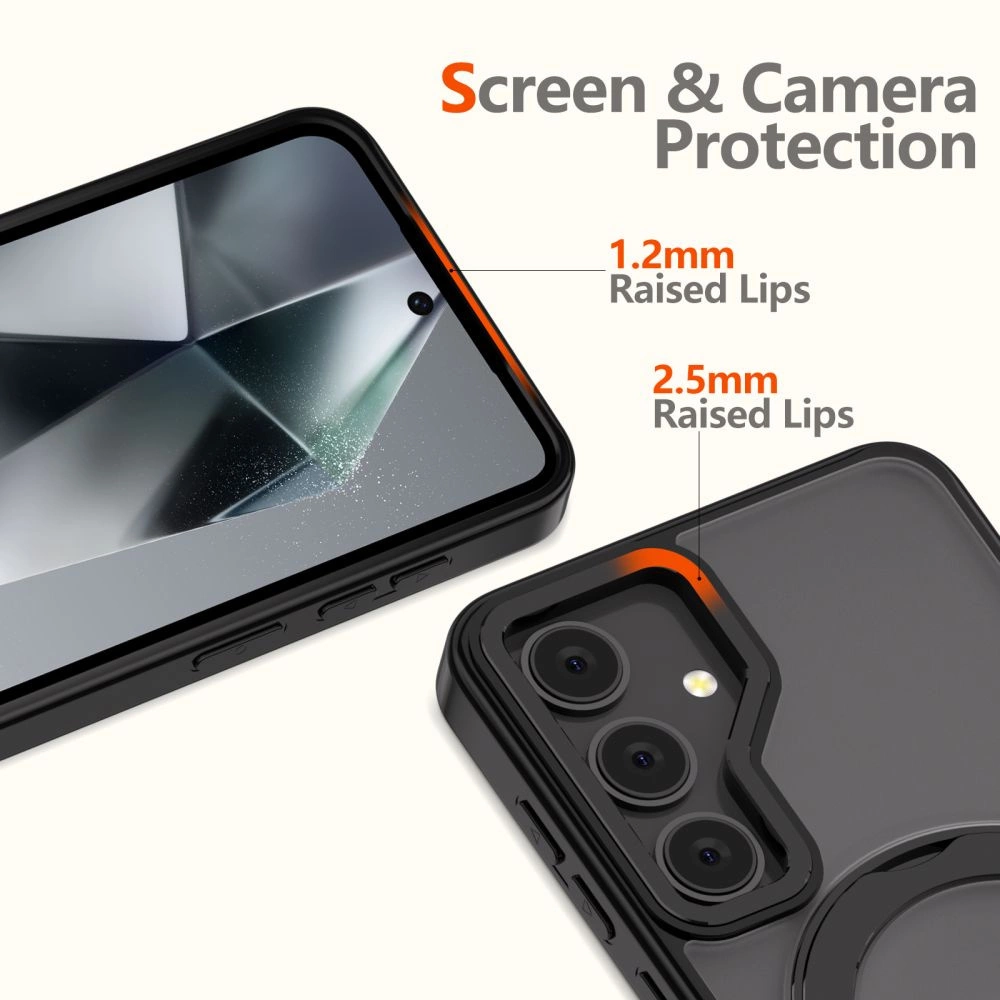 Tech-Protect MagMat MagSafe Case for Samsung Galaxy S25 - Matte Blackeng