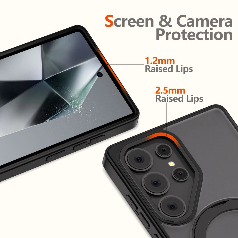 Tech-Protect MagMat MagSafe Case for Samsung Galaxy S25 Ultra - Matte Blackeng