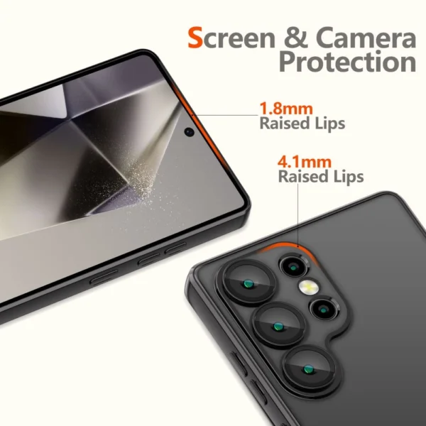 Tech-Protect MagFlex Case for Samsung Galaxy S25 Ultra - Clear Blackeng