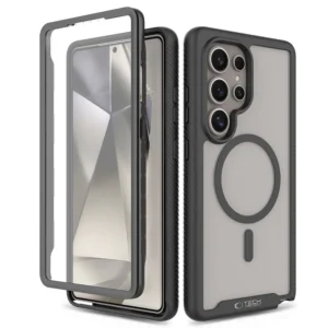 Tech-Protect Defense MagSafe Case for Samsung Galaxy S25 Ultra - Blackeng