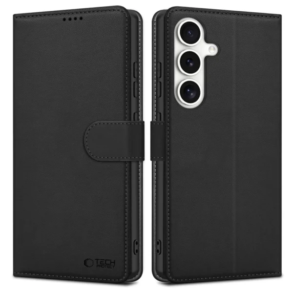 Tech-Protect Wallet Case for Samsung Galaxy S25+ - Blackeng