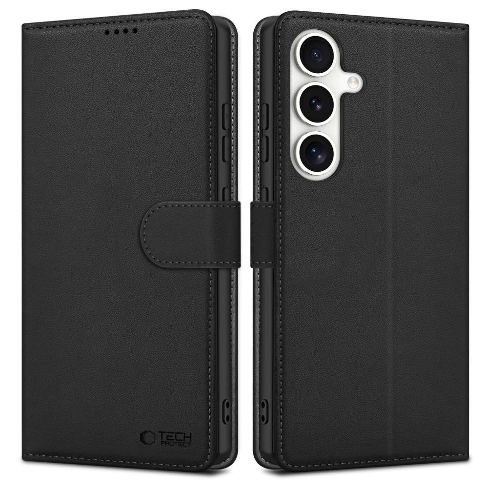 Tech-Protect Wallet Case for Samsung Galaxy S25+ - Blackeng