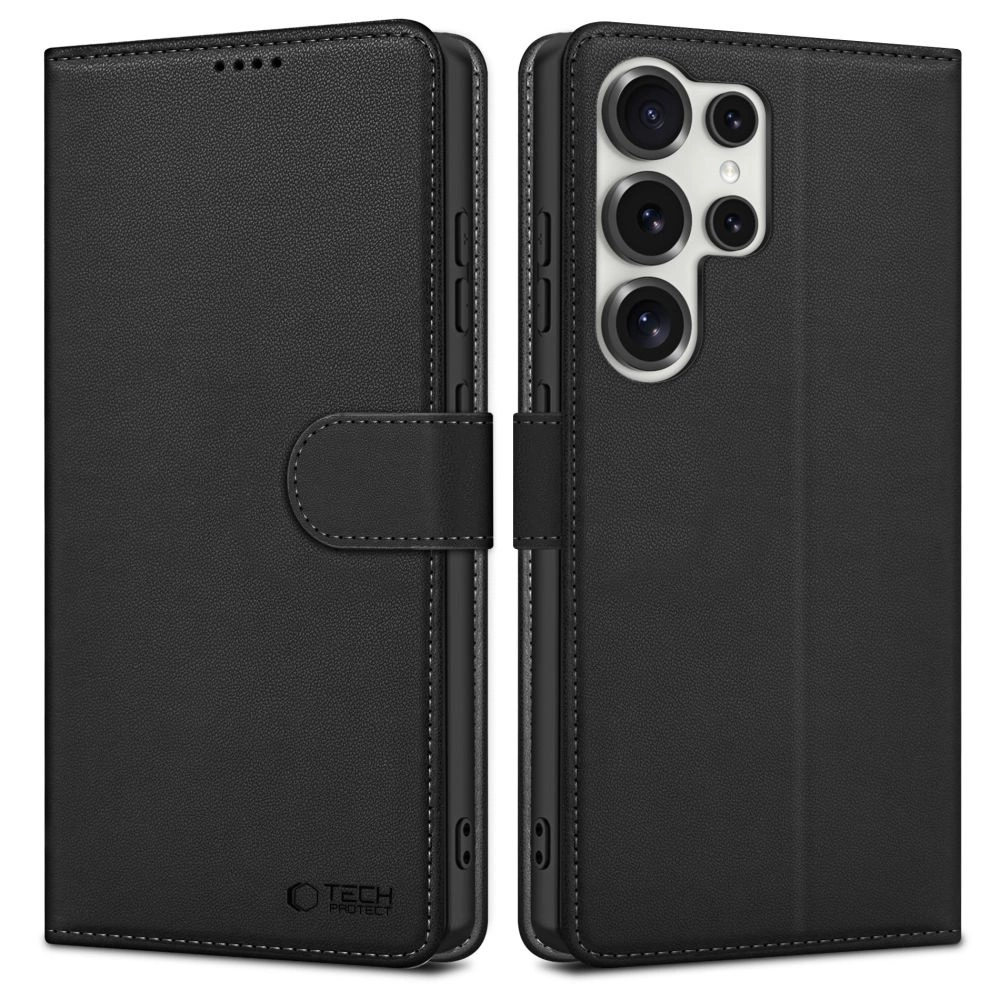 Tech-Protect Wallet Case for Samsung Galaxy S25 Ultra - Blackeng