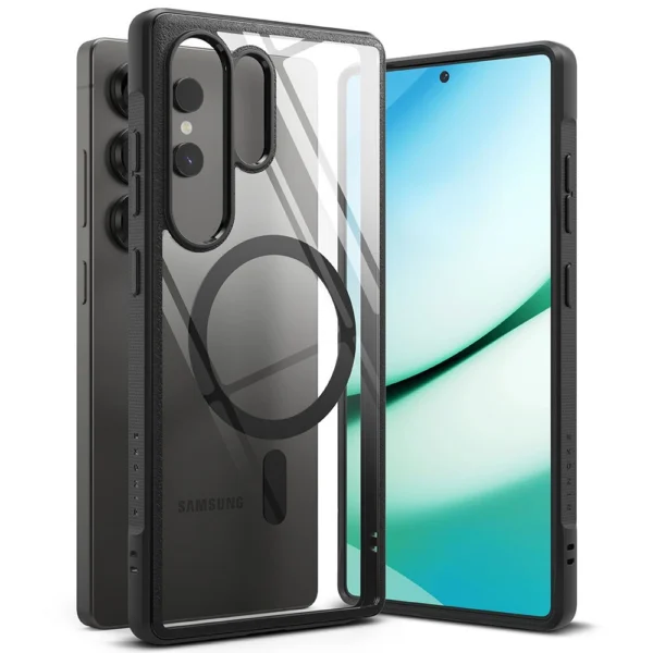 Ringke Fusion Bold MagSafe Case for Samsung Galaxy S25 Ultra - Blackeng