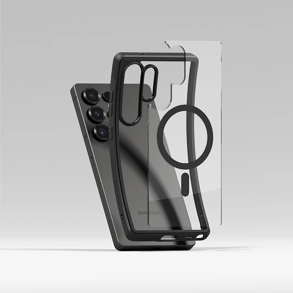 Ringke Fusion Bold MagSafe Case for Samsung Galaxy S25 Ultra - Blackeng