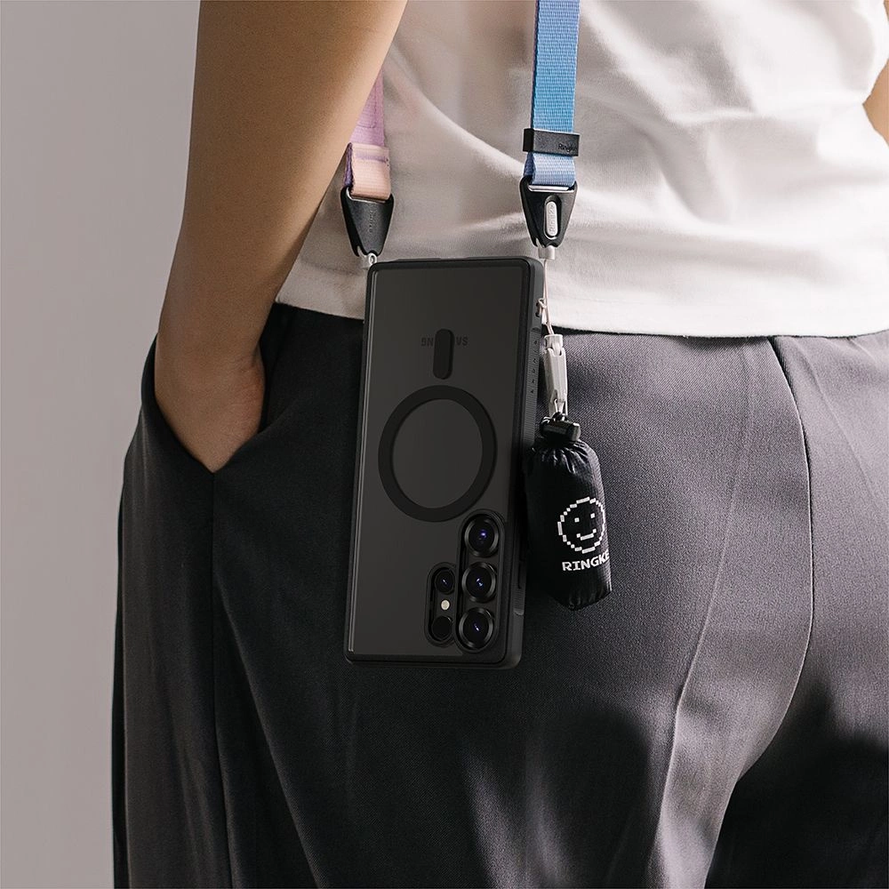 Ringke Fusion Bold MagSafe Case for Samsung Galaxy S25 Ultra - Blackeng