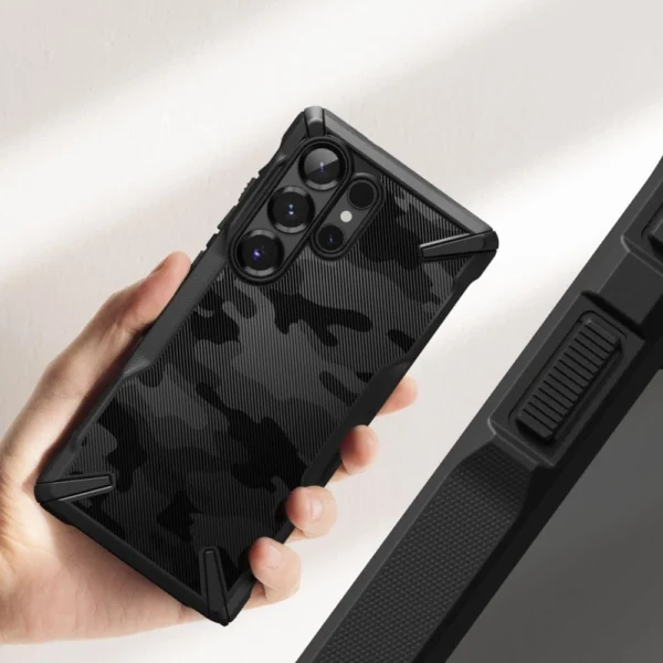 Ringke Fusion X Case for Samsung Galaxy S25 Ultra - Black Camoeng