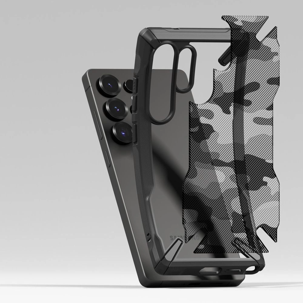 Ringke Fusion X Case for Samsung Galaxy S25 Ultra - Black Camoeng