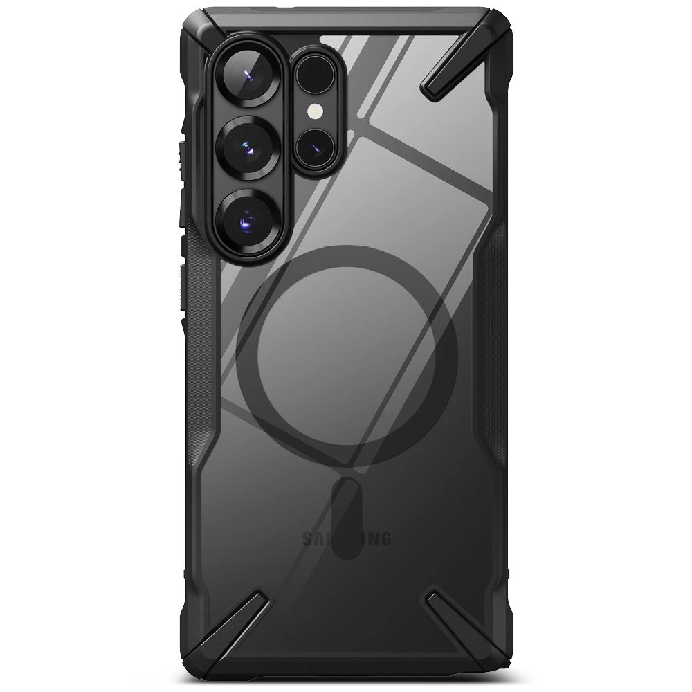 Ringke Fusion X MagSafe Case for Samsung Galaxy S25 Ultra - Blackeng