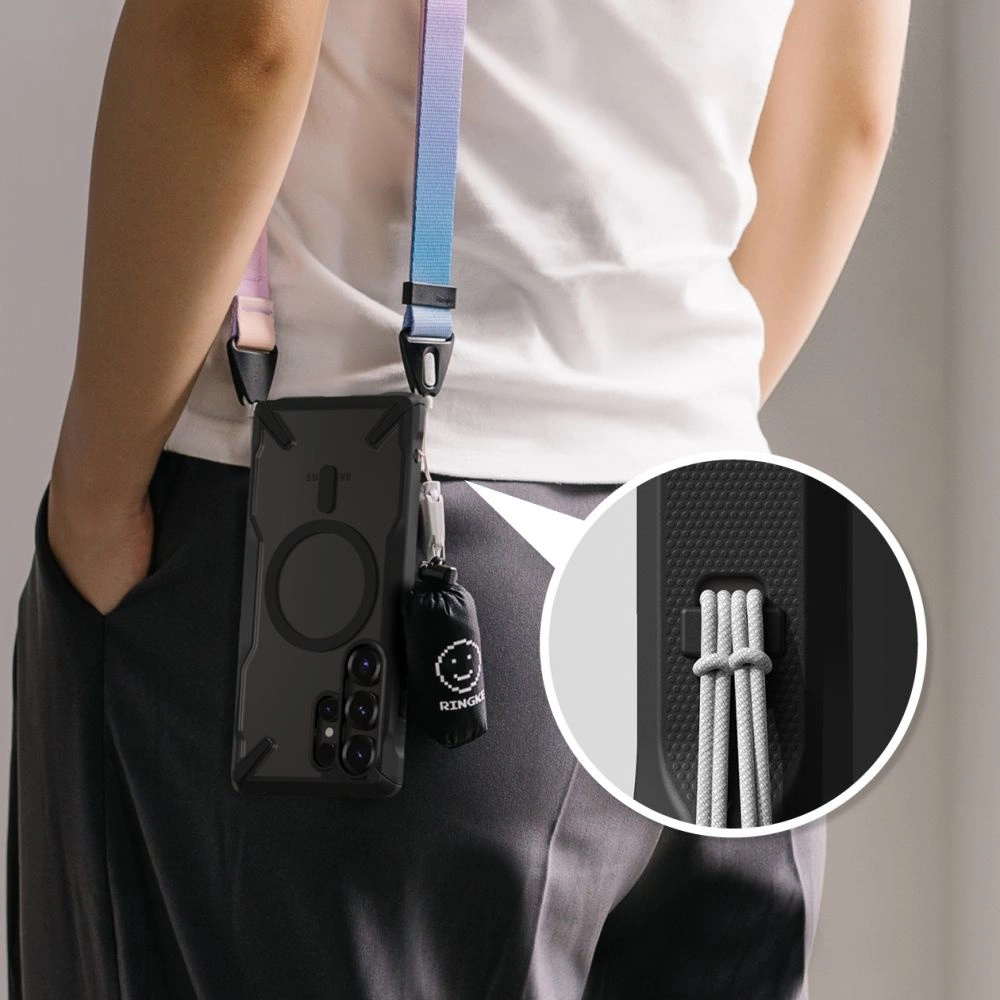 Ringke Fusion X MagSafe Case for Samsung Galaxy S25 Ultra - Blackeng