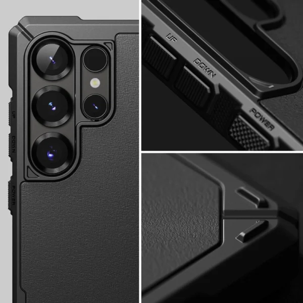 Ringke Rugged Gear Case for Samsung Galaxy S25 Ultra - Blackeng