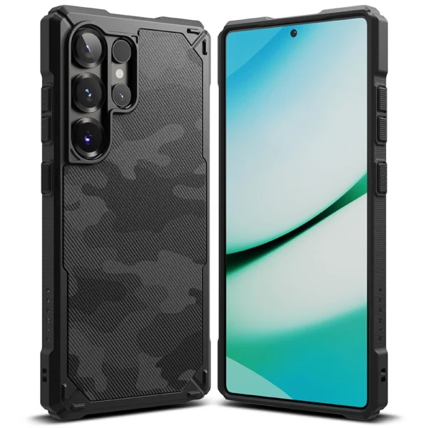 Ringke Rugged Gear Case for Samsung Galaxy S25 Ultra - Black Camoeng