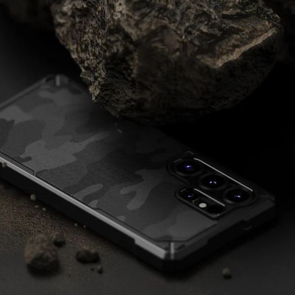 Ringke Rugged Gear Case for Samsung Galaxy S25 Ultra - Black Camoeng