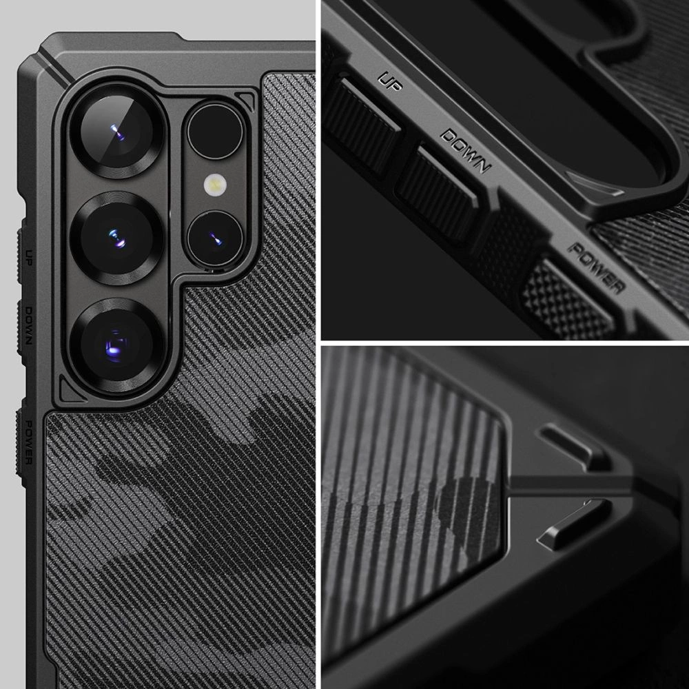 Ringke Rugged Gear Case for Samsung Galaxy S25 Ultra - Black Camoeng
