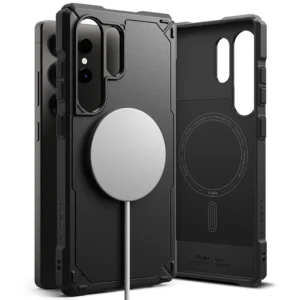 Ringke Rugged Gear MagSafe Case for Samsung Galaxy S25 Ultra - Blackeng