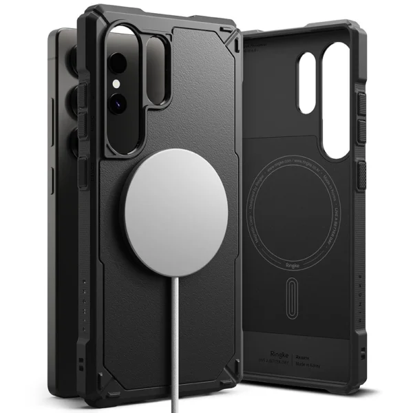 Ringke Rugged Gear MagSafe Case for Samsung Galaxy S25 Ultra - Blackeng