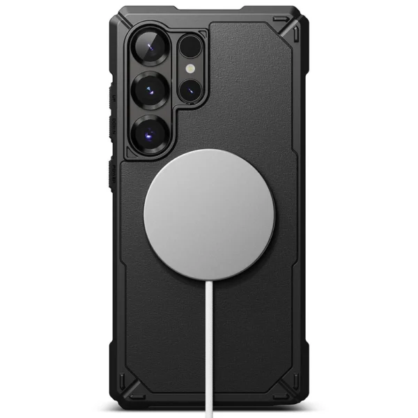 Ringke Rugged Gear MagSafe Case for Samsung Galaxy S25 Ultra - Blackeng