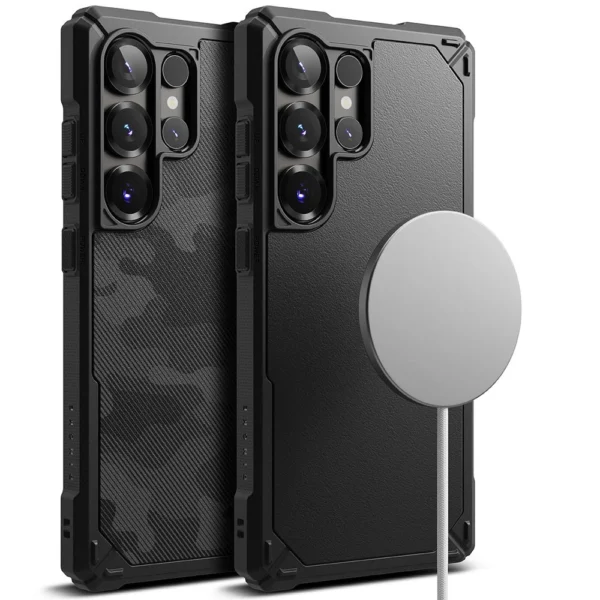 Ringke Rugged Gear MagSafe Case for Samsung Galaxy S25 Ultra - Blackeng