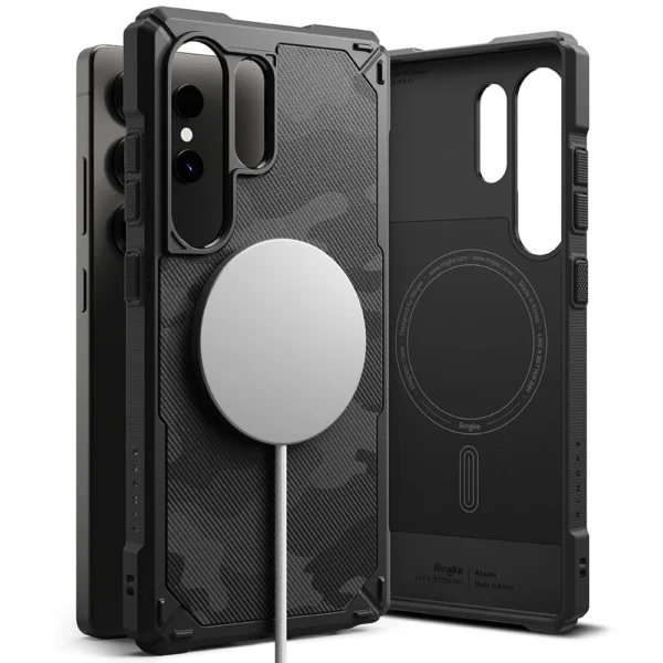 Ringke Rugged Gear MagSafe Case for Samsung Galaxy S25 Ultra - Black Camoeng