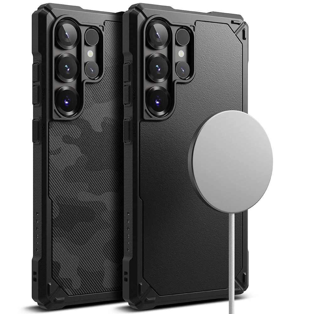 Ringke Rugged Gear MagSafe Case for Samsung Galaxy S25 Ultra - Black Camoeng