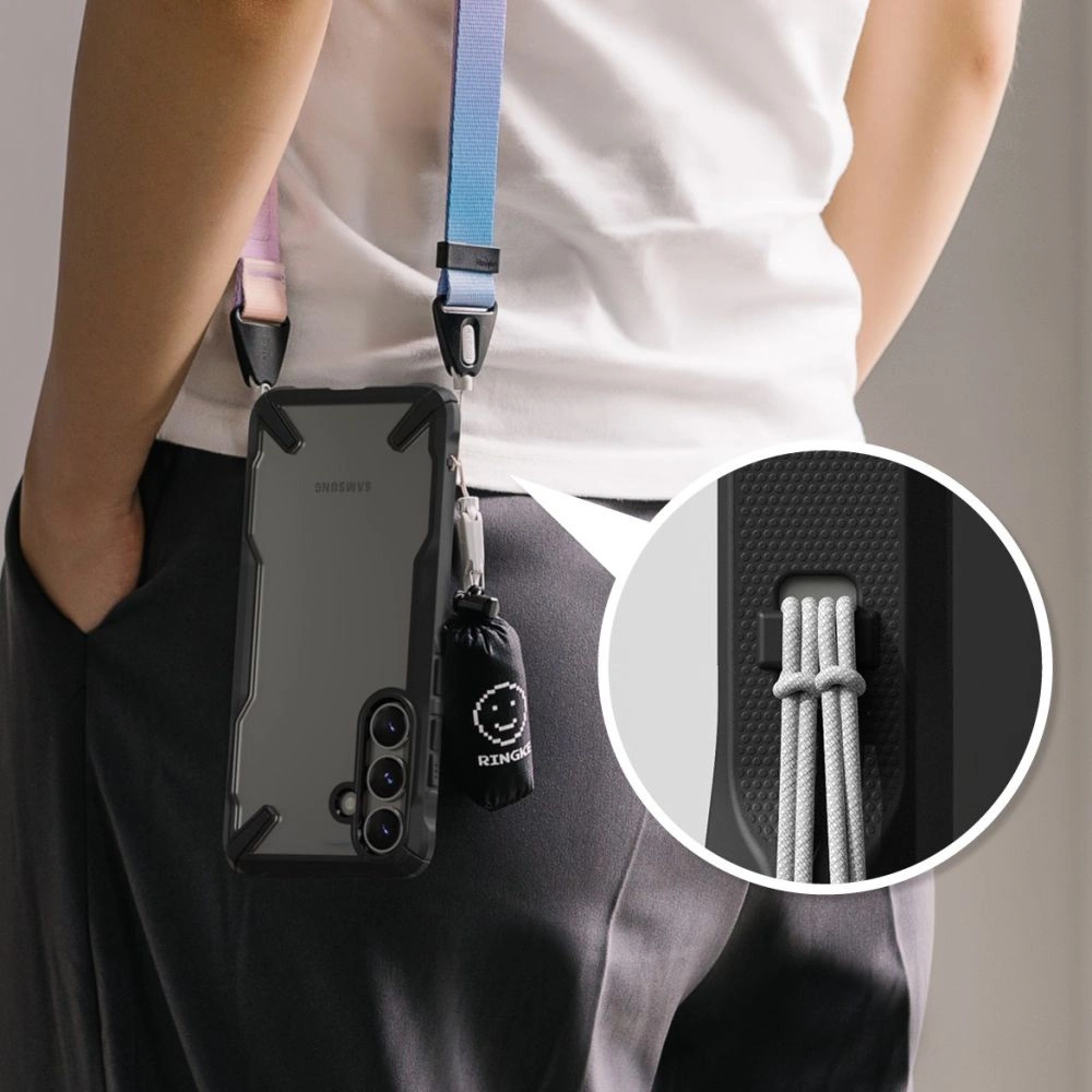 Ringke Fusion X Case for Samsung Galaxy S25+ - Blackeng
