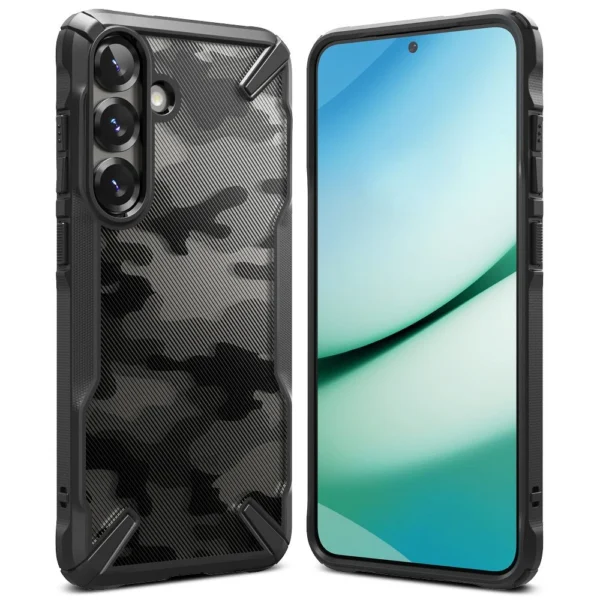 Ringke Fusion X Case for Samsung Galaxy S25+ - Black Camoeng