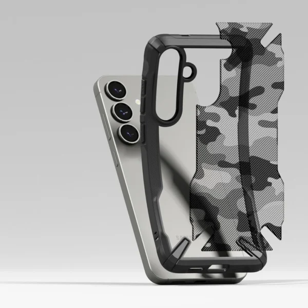 Ringke Fusion X Case for Samsung Galaxy S25+ - Black Camoeng
