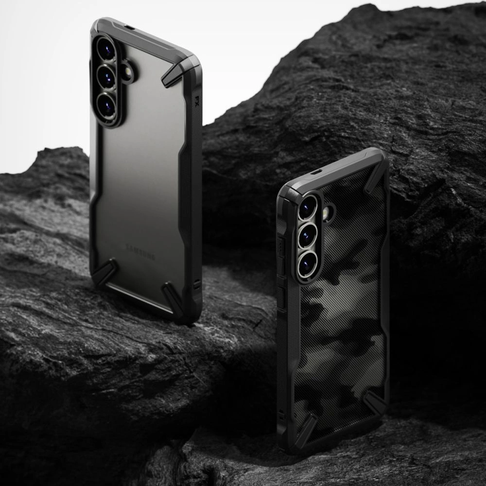 Ringke Fusion X Case for Samsung Galaxy S25+ - Black Camoeng